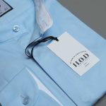 Non-Iron Twill Plain Shirts-Mandarin Collar