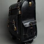 HOD Genuine Leather 4 Spinner 360 Degree Wheels Travel bag