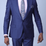 2 Piece Suits - Plain (Navy Blue)